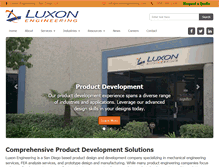 Tablet Screenshot of luxonengineering.com